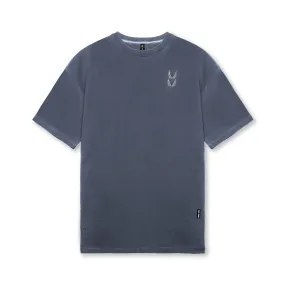 0602. Stone Washed Oversized Tee - Faded Navy