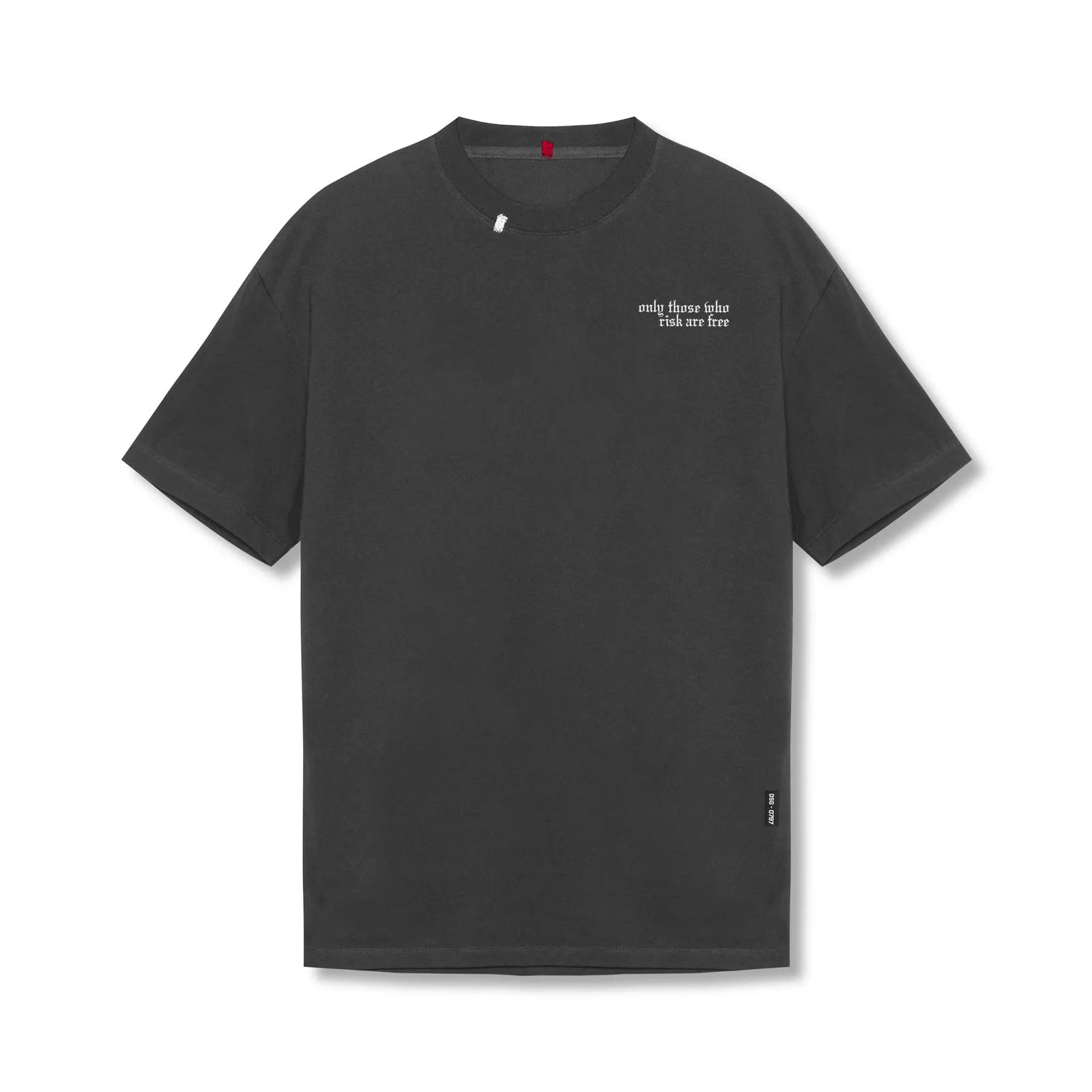 0797. Tech Essential™ Relaxed Tee  -  Space Grey "Brush Wings/ASRV"