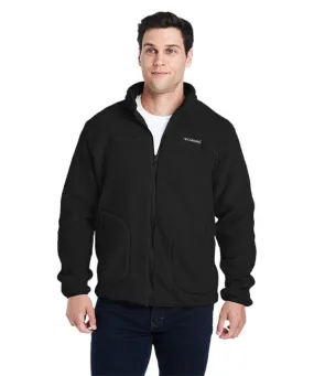 1911111 - Columbia Mens Rugged Ridge™ II Sherpa Full-Zip Fleece Jacket | Black