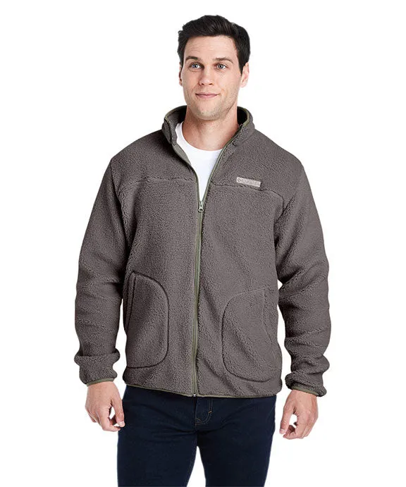 1911111 - Columbia Mens Rugged Ridge™ II Sherpa Full-Zip Fleece Jacket | City Grey Shark