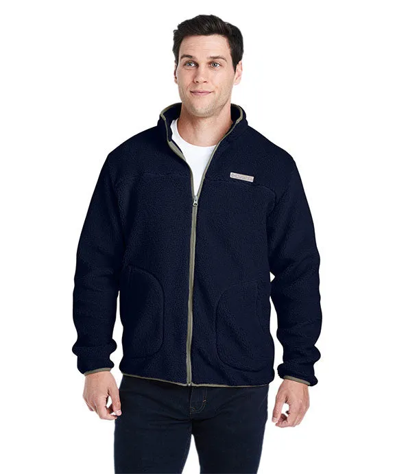 1911111 - Columbia Mens Rugged Ridge™ II Sherpa Full-Zip Fleece Jacket | Collegiate Navy