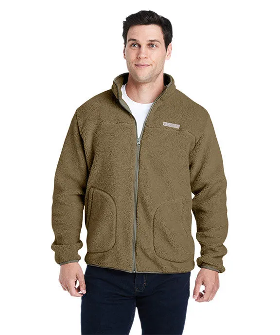 1911111 - Columbia Mens Rugged Ridge™ II Sherpa Full-Zip Fleece Jacket | Stone Green Shark