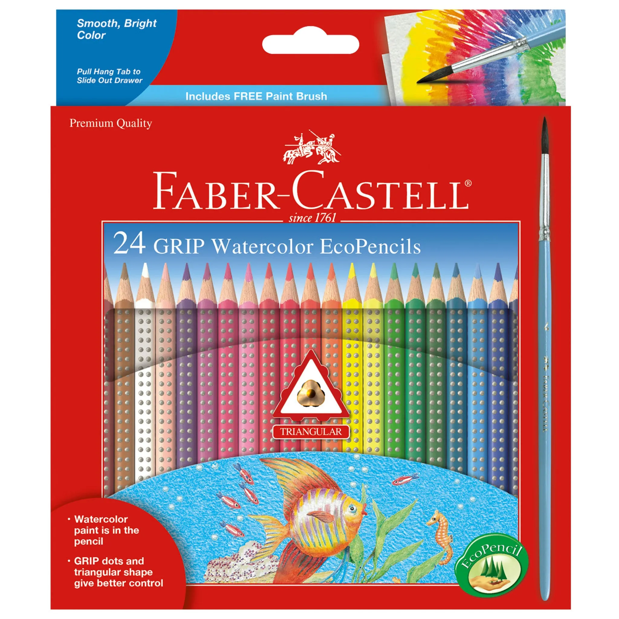 24 Grip Watercolor EcoPencils - #9121224