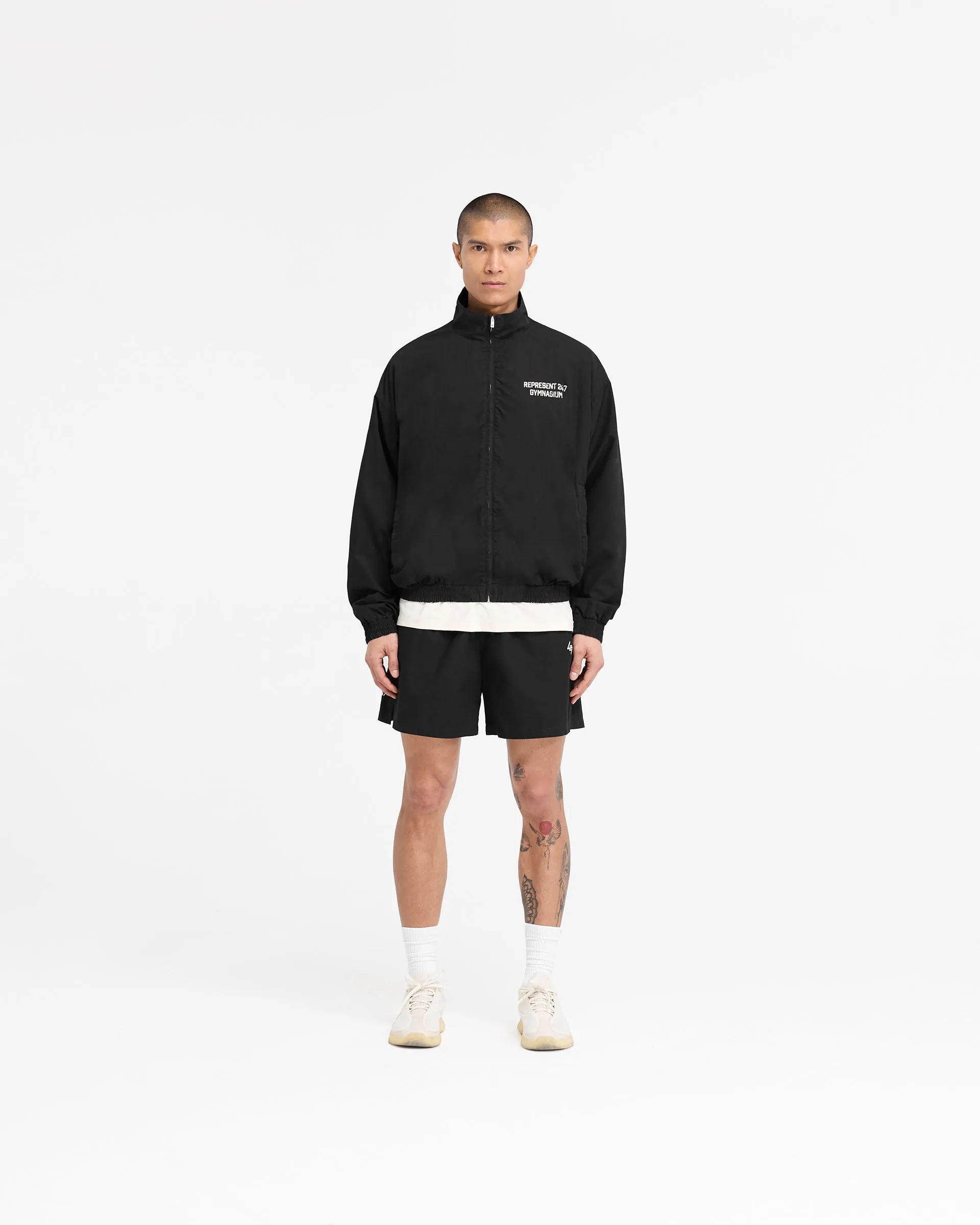 247 Represent Gymnasium Track Jacket - Off Black