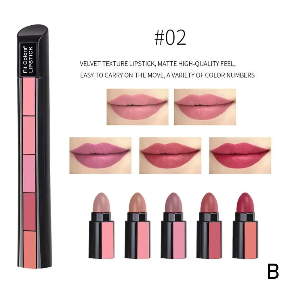 24H Long-Lasting 5-in-1 Velvet Lipstick