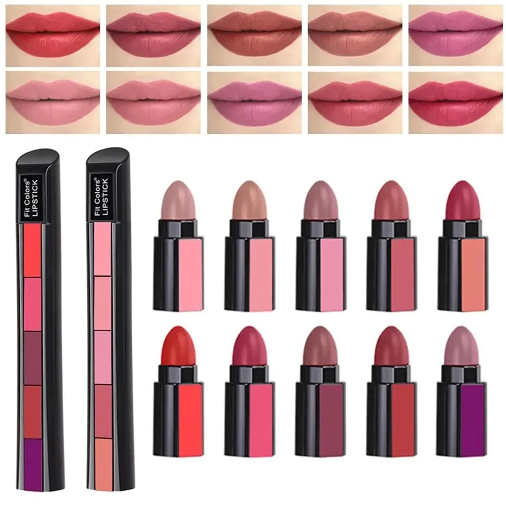 24H Long-Lasting 5-in-1 Velvet Lipstick