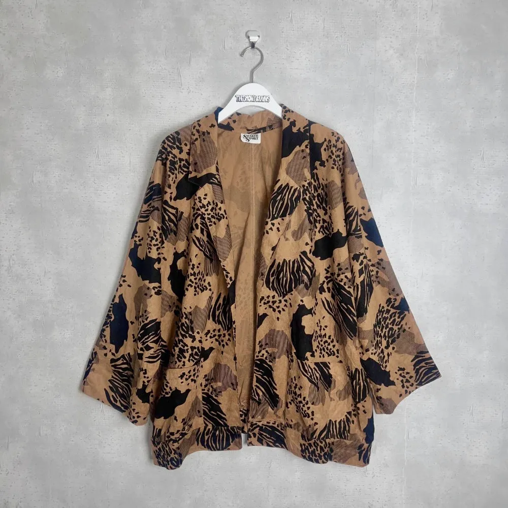 80'S USA製 / SAFARI PATTERN EASY JKT