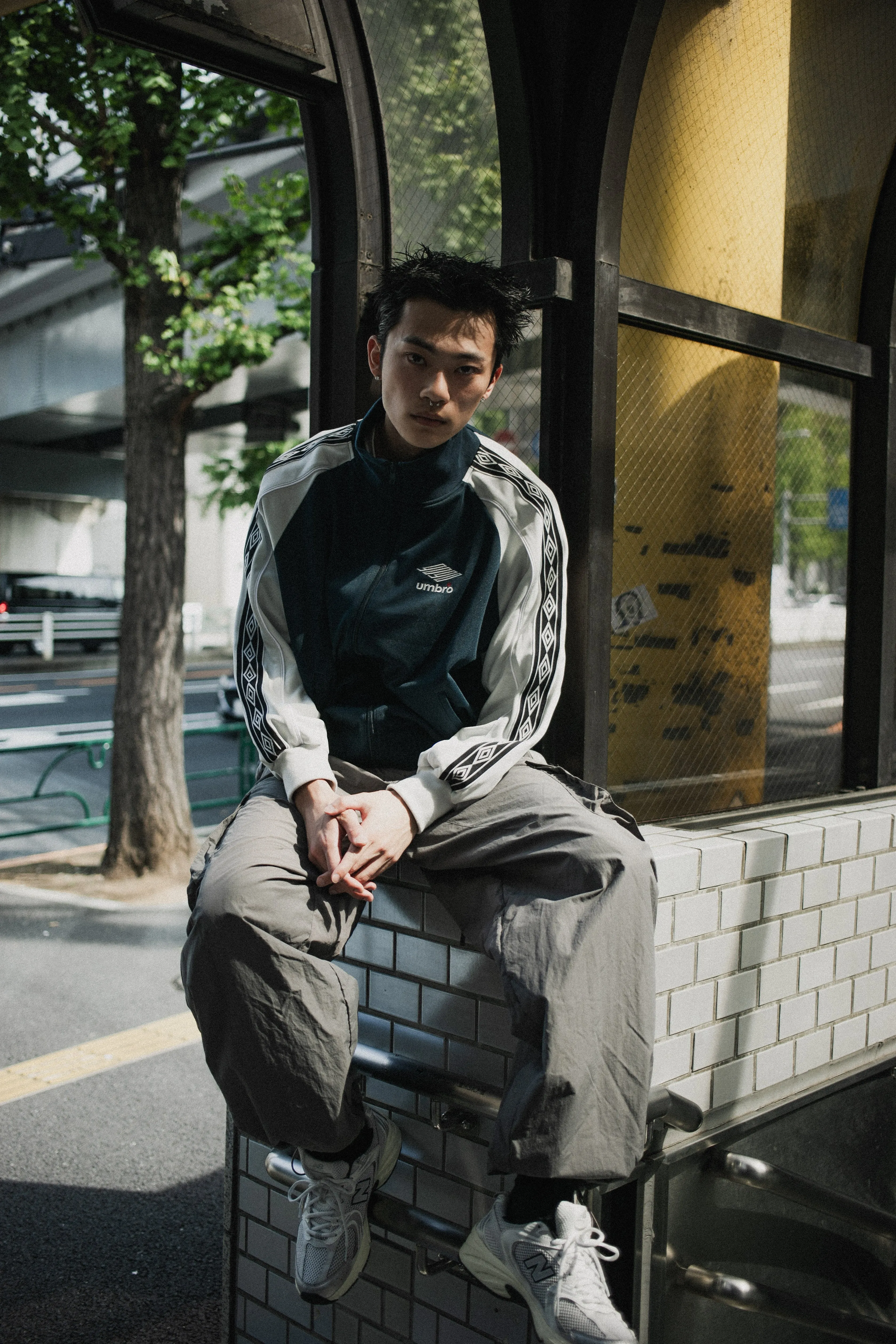 9090 × umbro Raglan Track Jacket