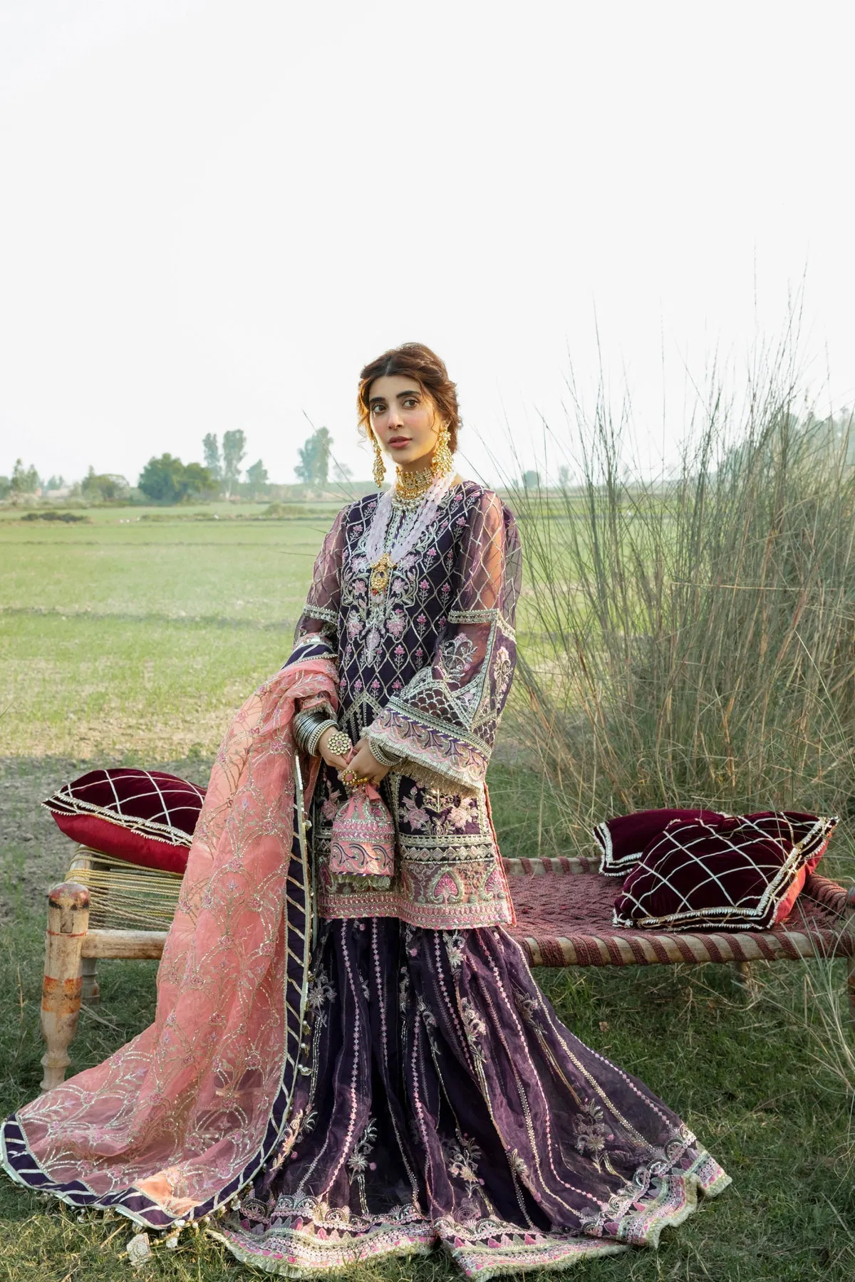 Abbas Jamil Rajpoot Luxury Wedding Gota Kinari Collection – REHBAR