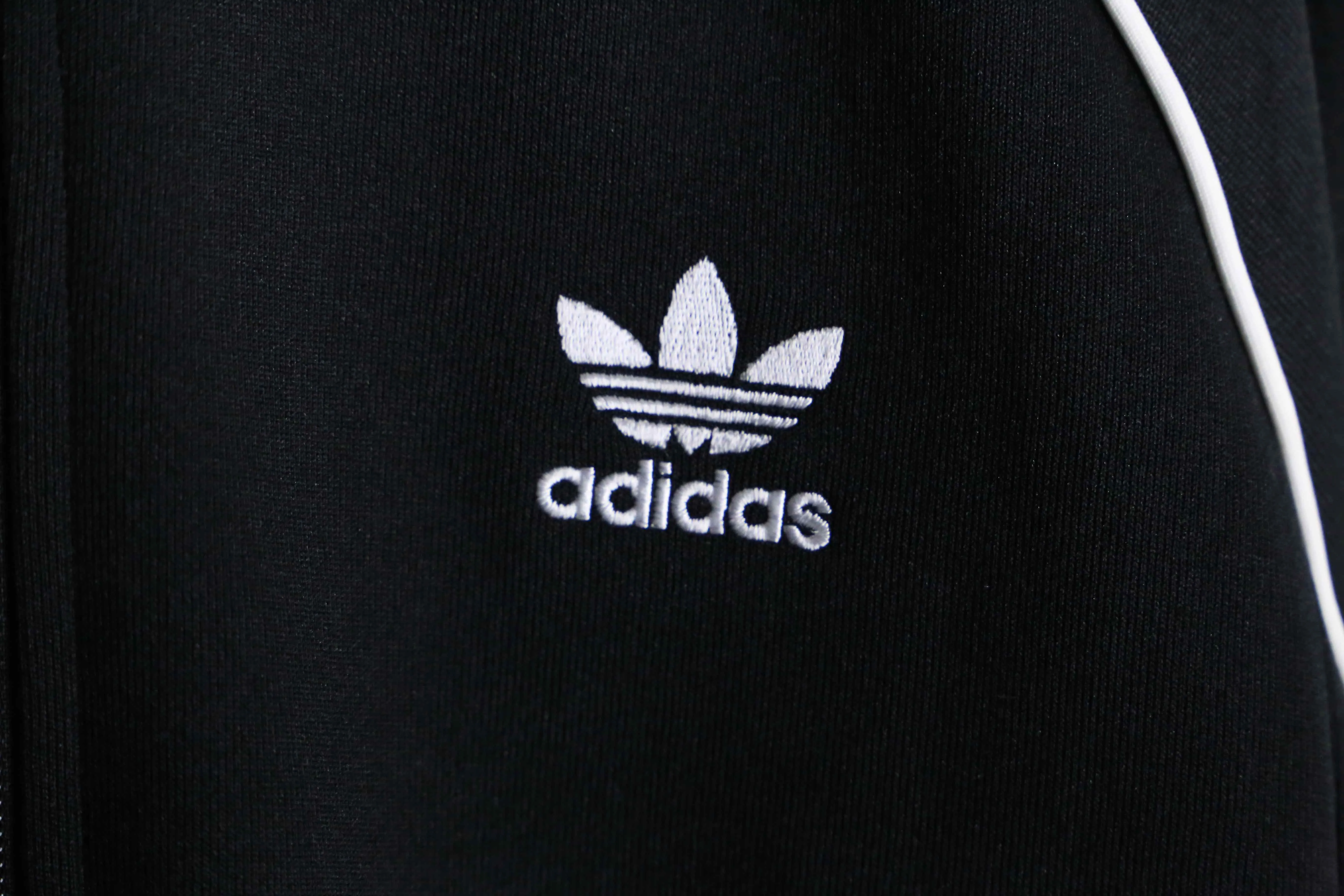 “adidas” 3LINE double zip track blouson jacket