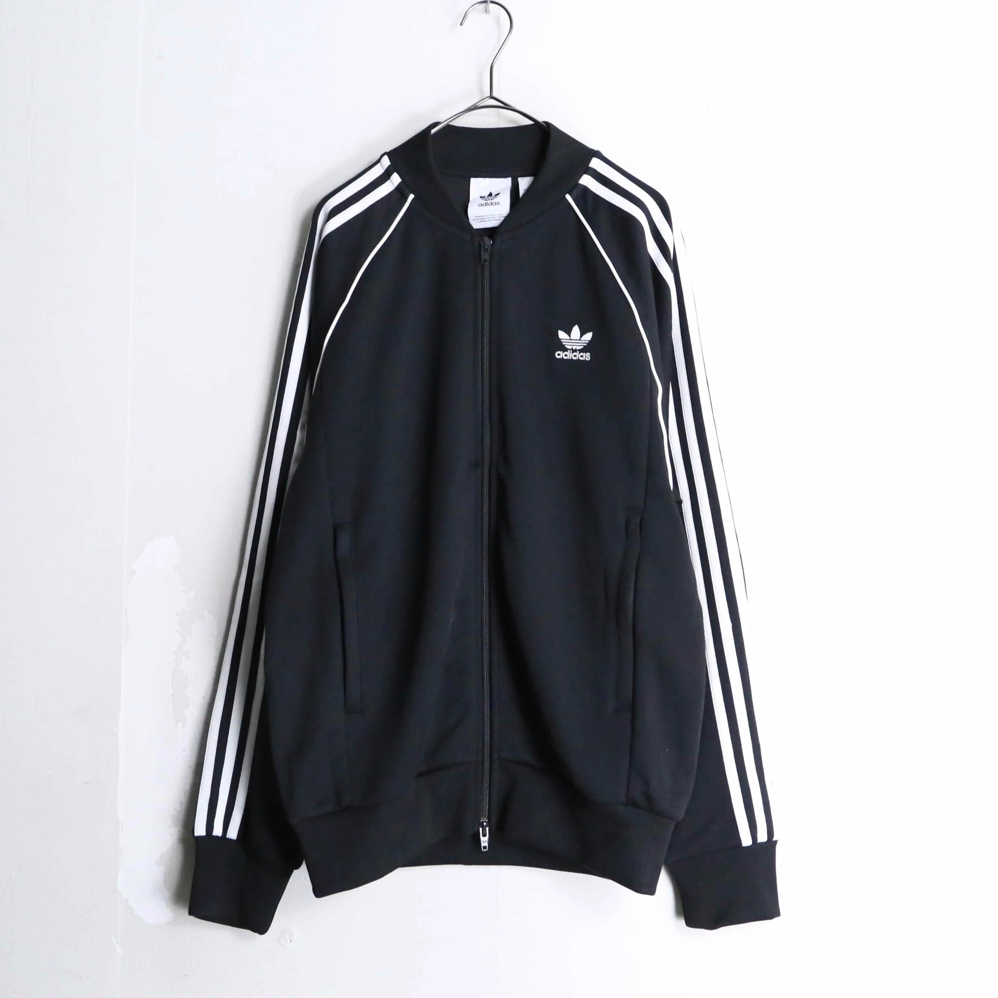 “adidas” 3LINE double zip track blouson jacket