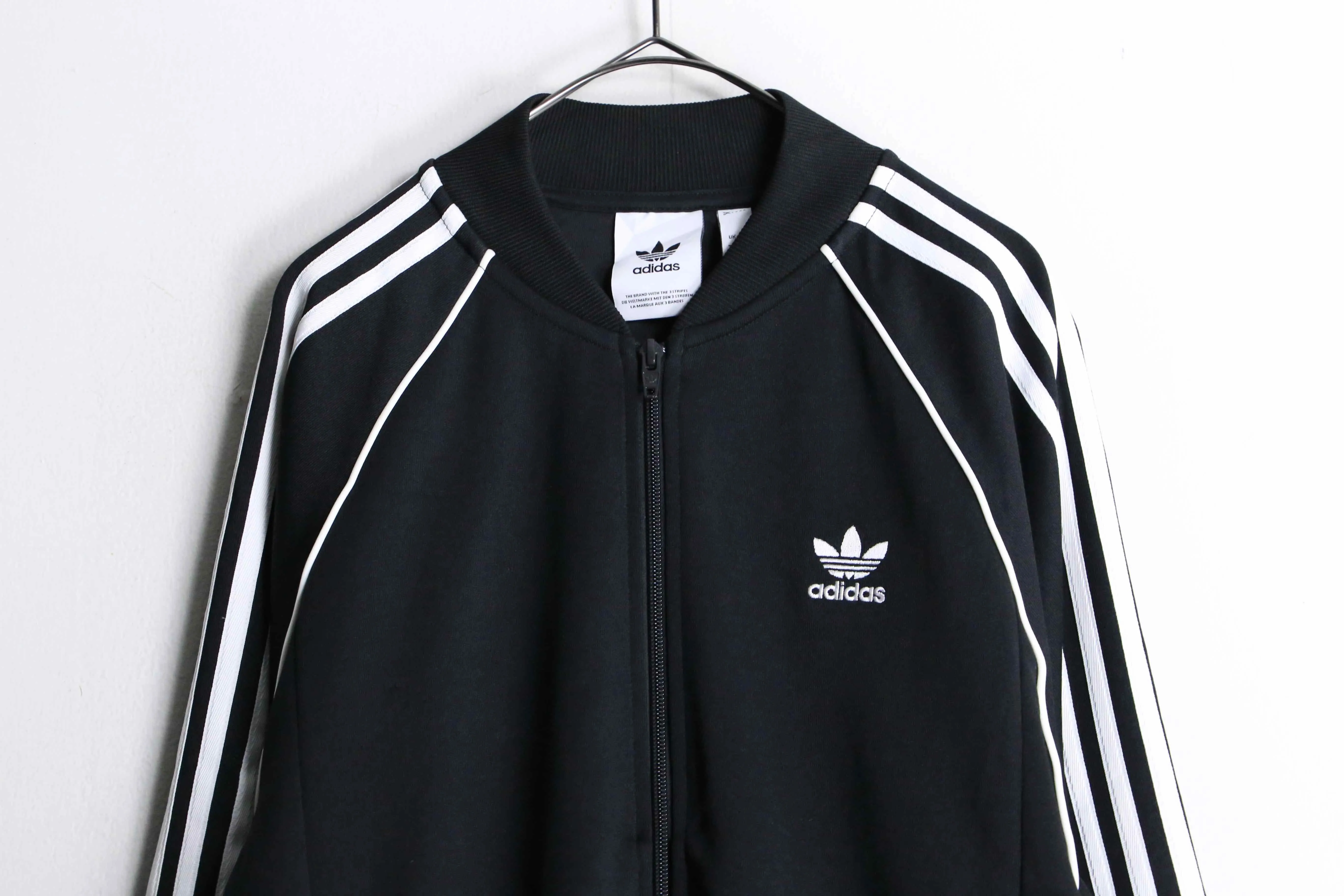 “adidas” 3LINE double zip track blouson jacket