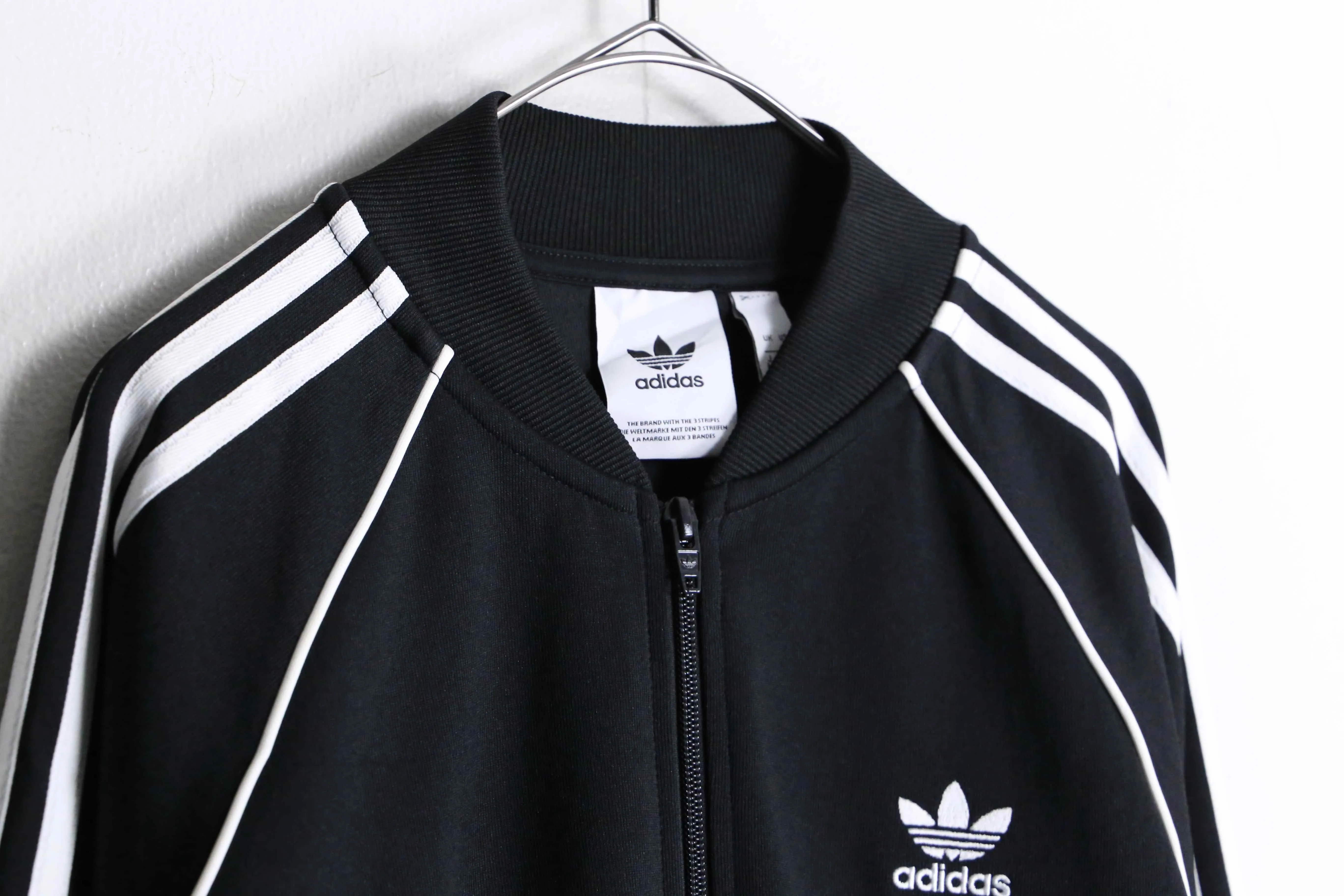 “adidas” 3LINE double zip track blouson jacket