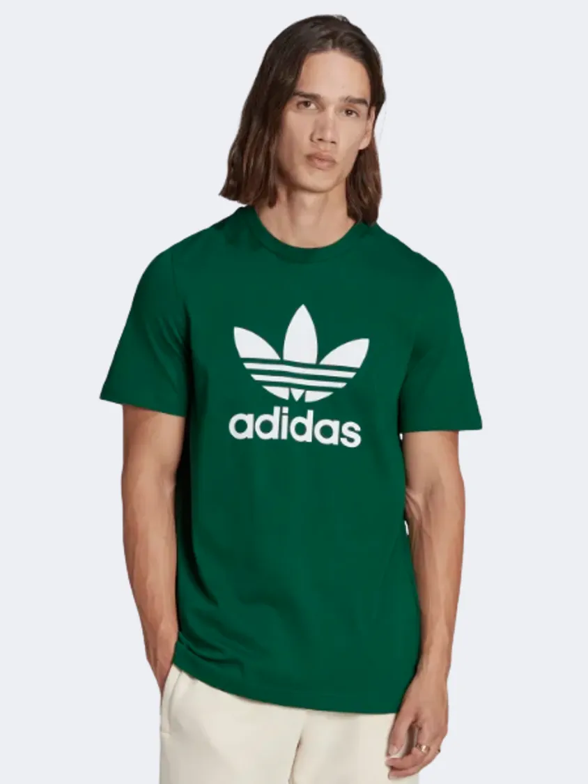 Adidas Adicolor Classics Trefoil Men Originals T-Shirt Dark Green