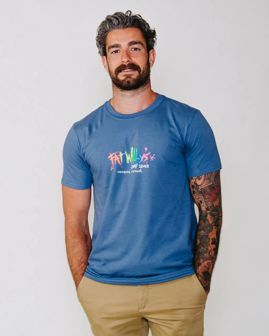 Adult Tee Indigo Blue