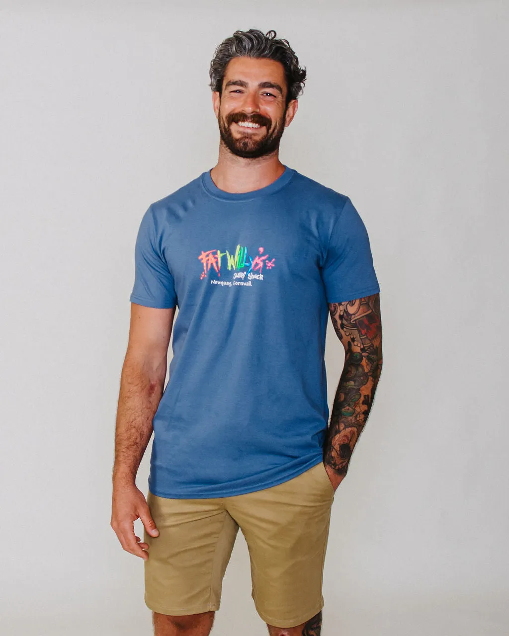 Adult Tee Indigo Blue