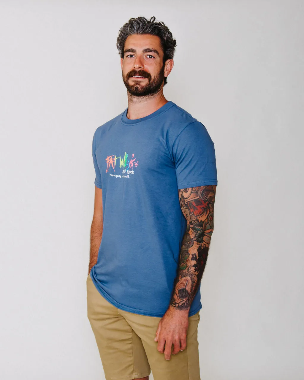 Adult Tee Indigo Blue