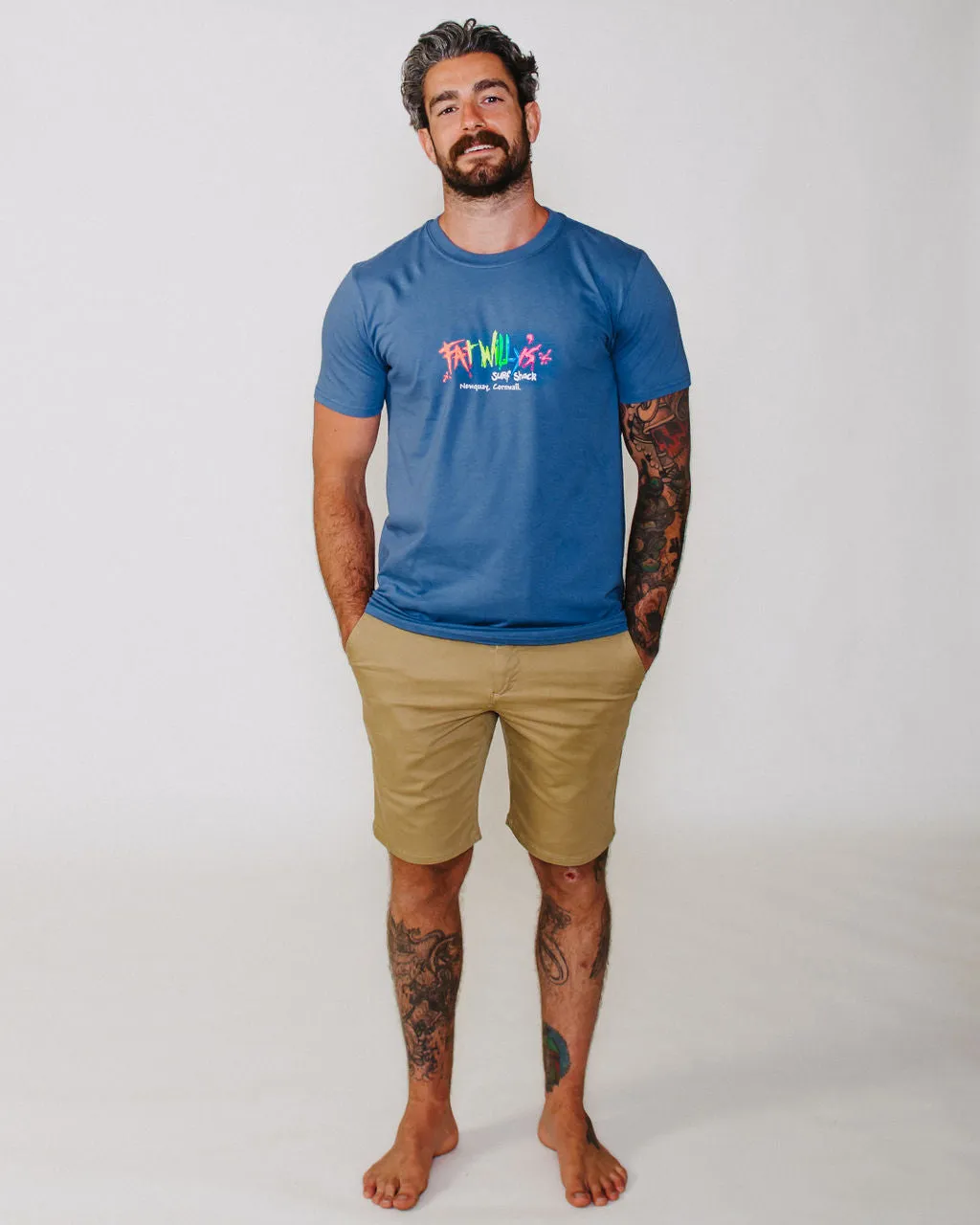 Adult Tee Indigo Blue