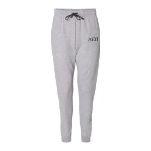 AEPi Heather Grey Contrast Joggers