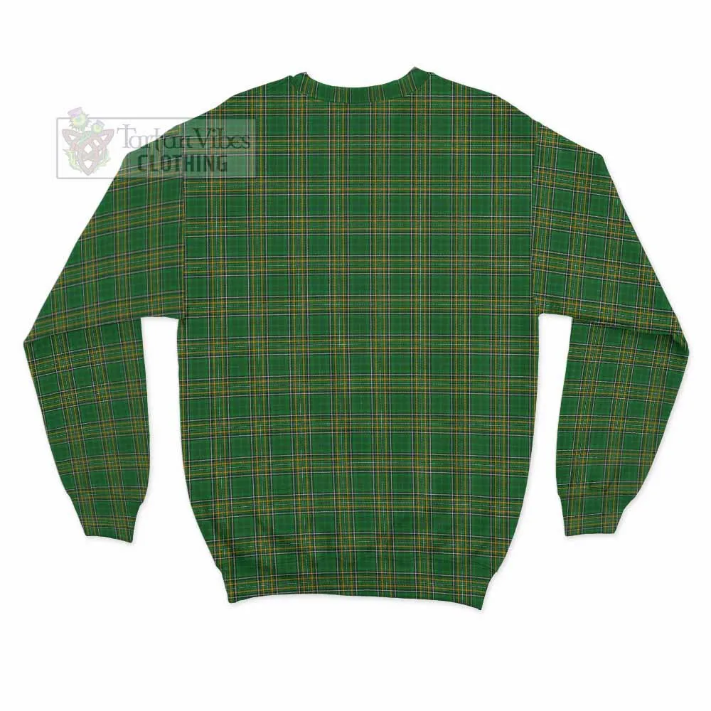 Aherne Irish Clan Tartan Sweatshirt with Coat of Arms