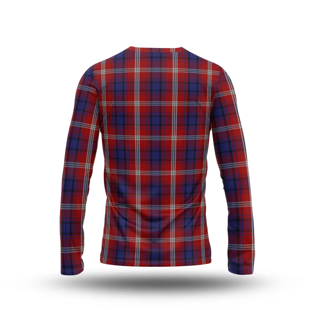 Ainslie Tartan Long Sleeve T-Shirt with Family Crest