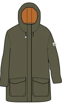 Alaska Insulated Recycled Parka - Khaki