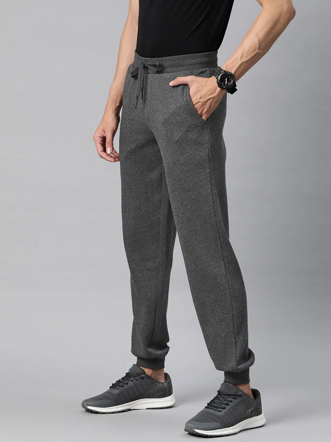 Alcis Men Solid Regular Dry Fit Joggers