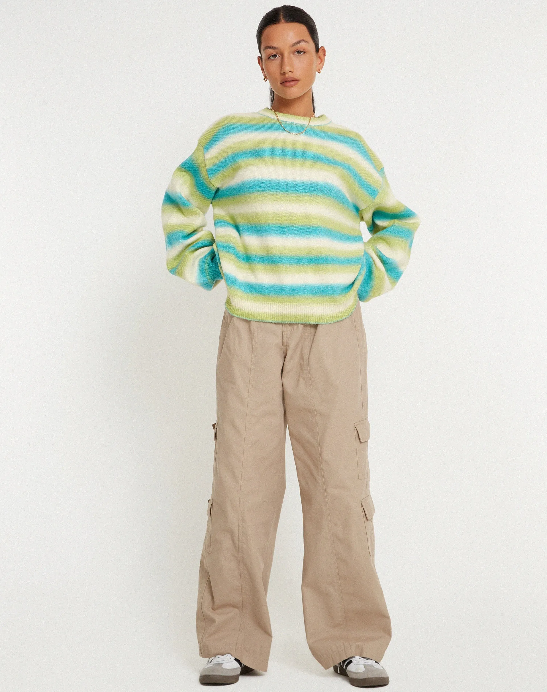 Ammaria Jumper in Blue Mix Stripe