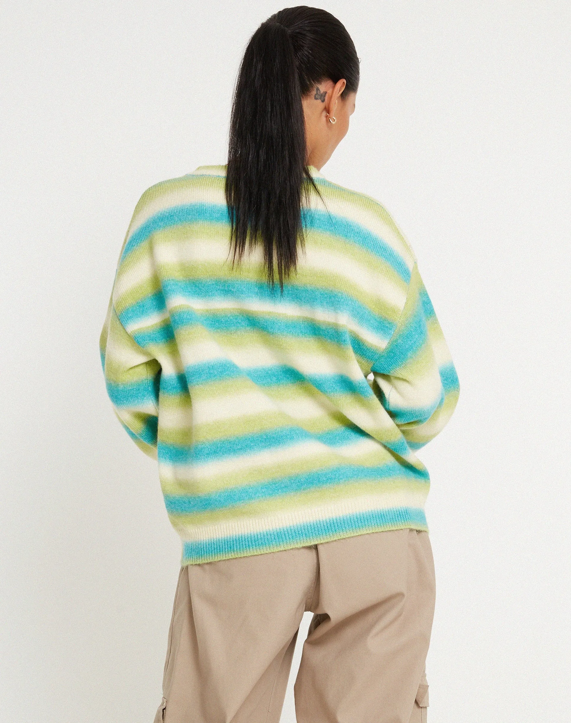 Ammaria Jumper in Blue Mix Stripe