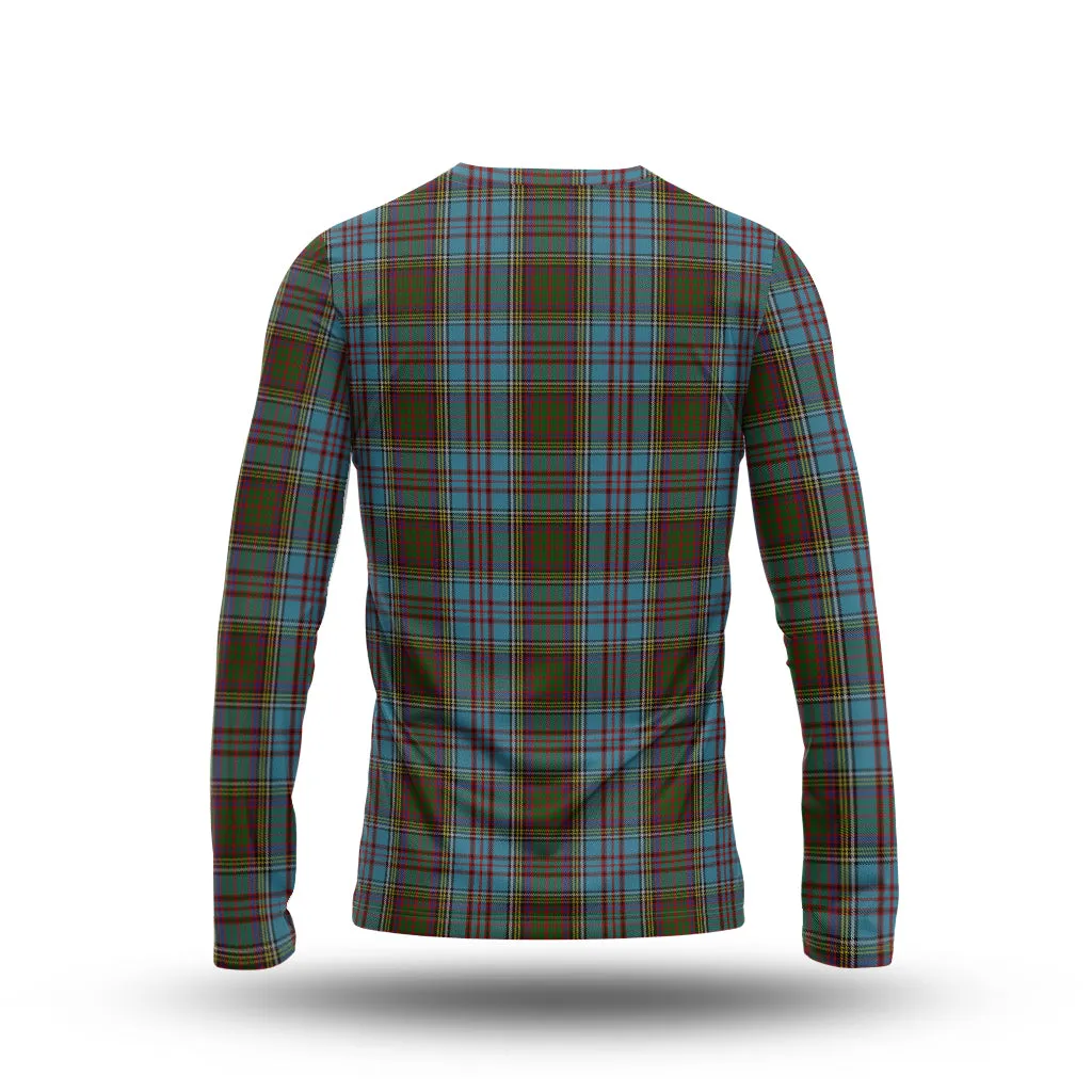 Anderson Tartan Long Sleeve T-Shirt with Family Crest