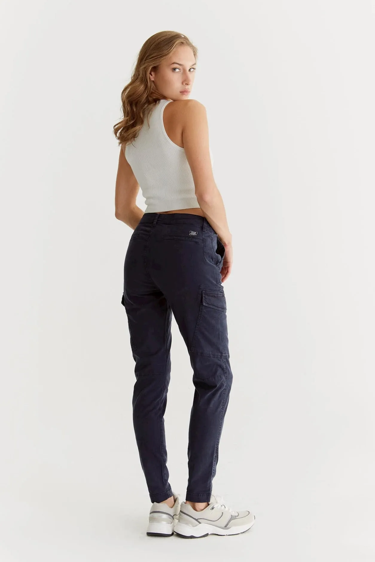 Angel - Cargo Pant-Winter Dark Blue - L30