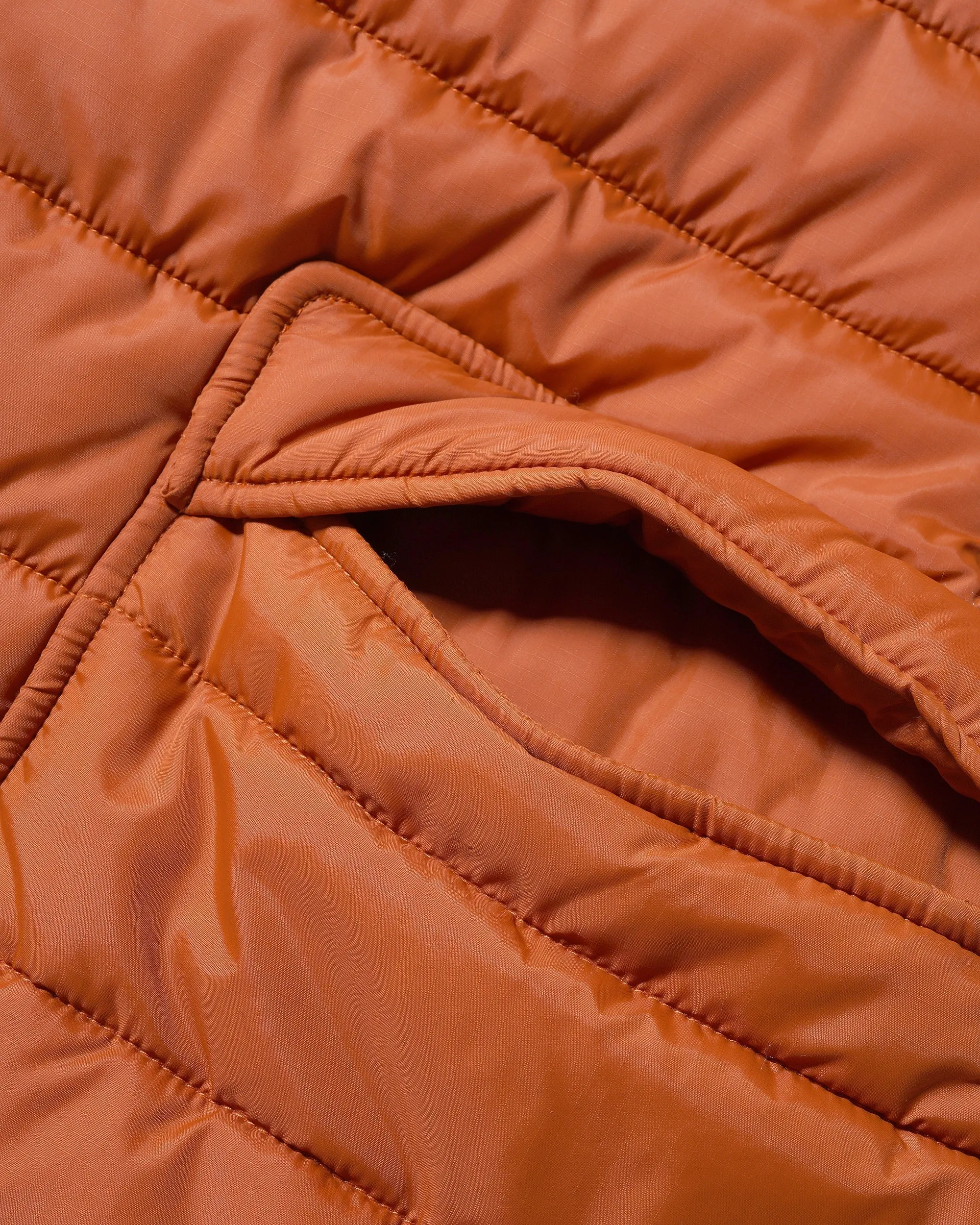 Anorak Puffer Jacket, Rust