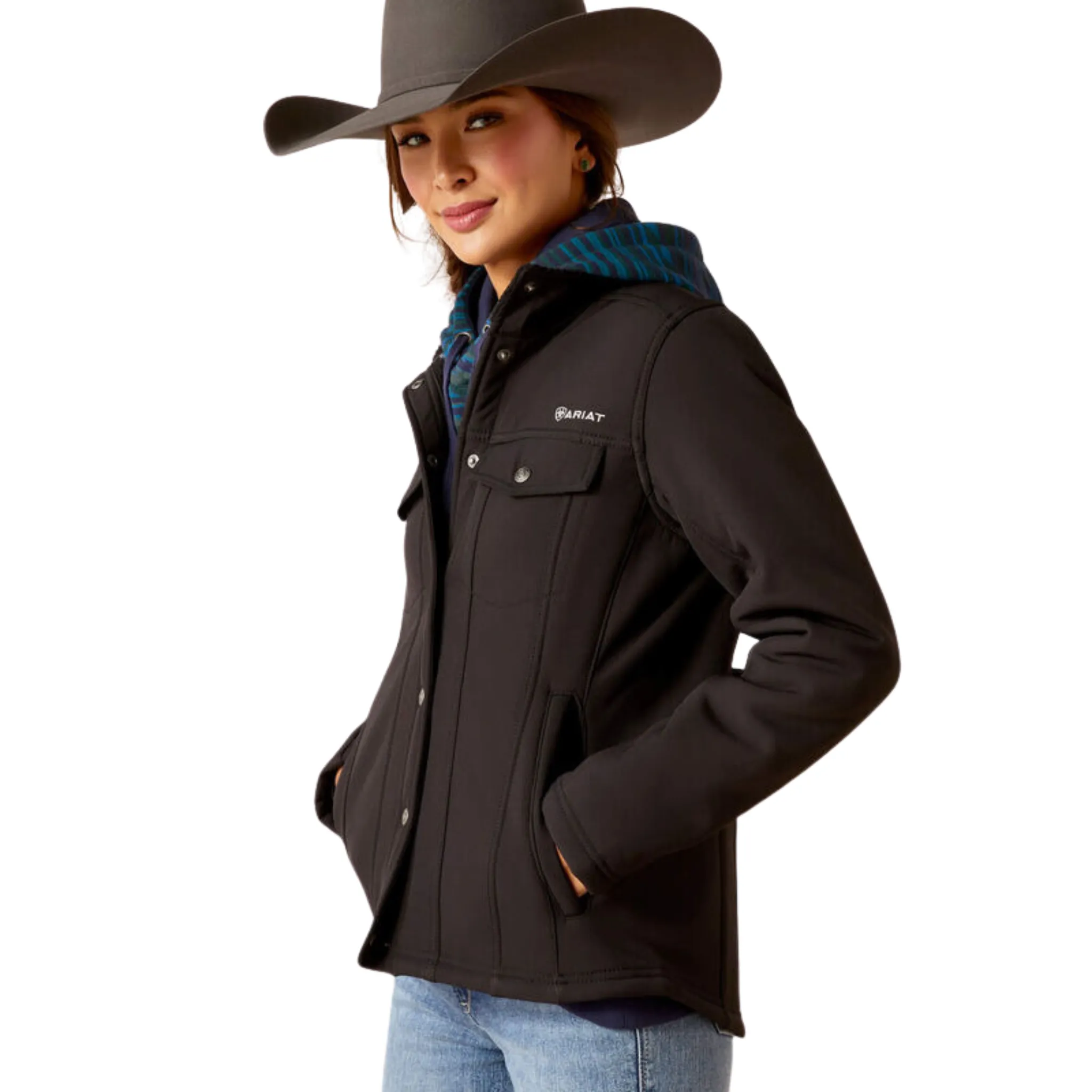 ARIAT WOMEN'S BERBER BACK SOFTSHELL JACKET - 10046445