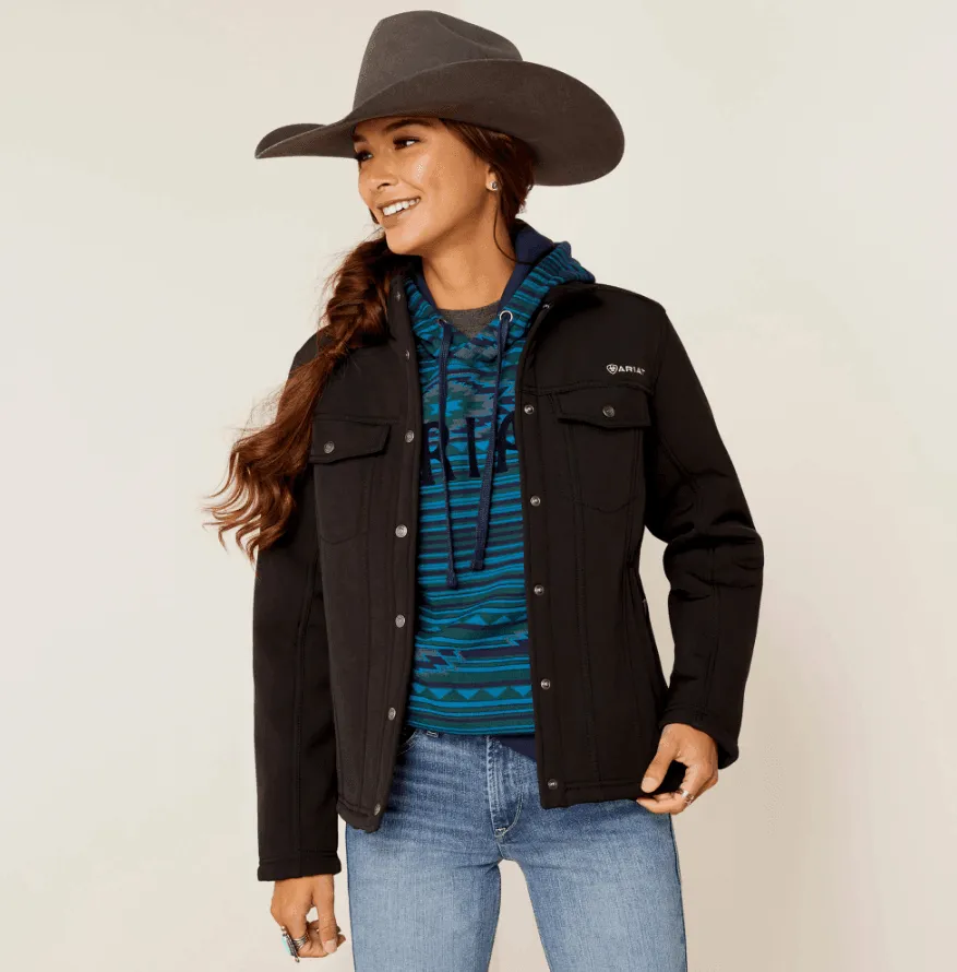 Ariat Women's Black Berber Back Softshell Jacket 10046445