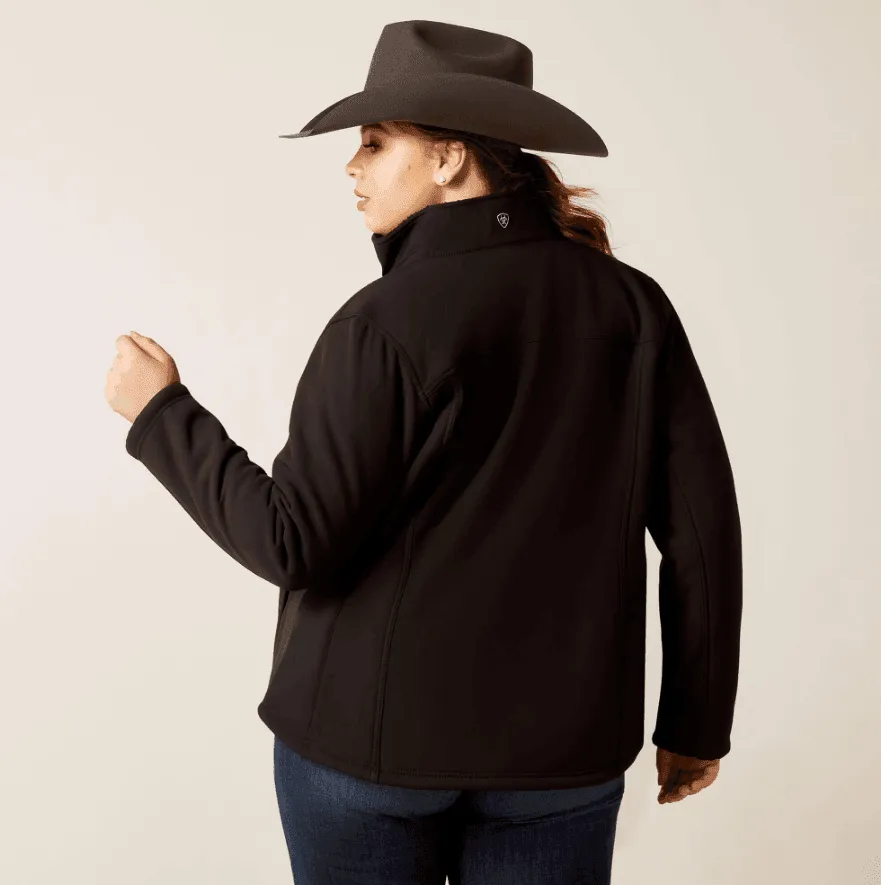 Ariat Women's Black Berber Back Softshell Jacket 10046445