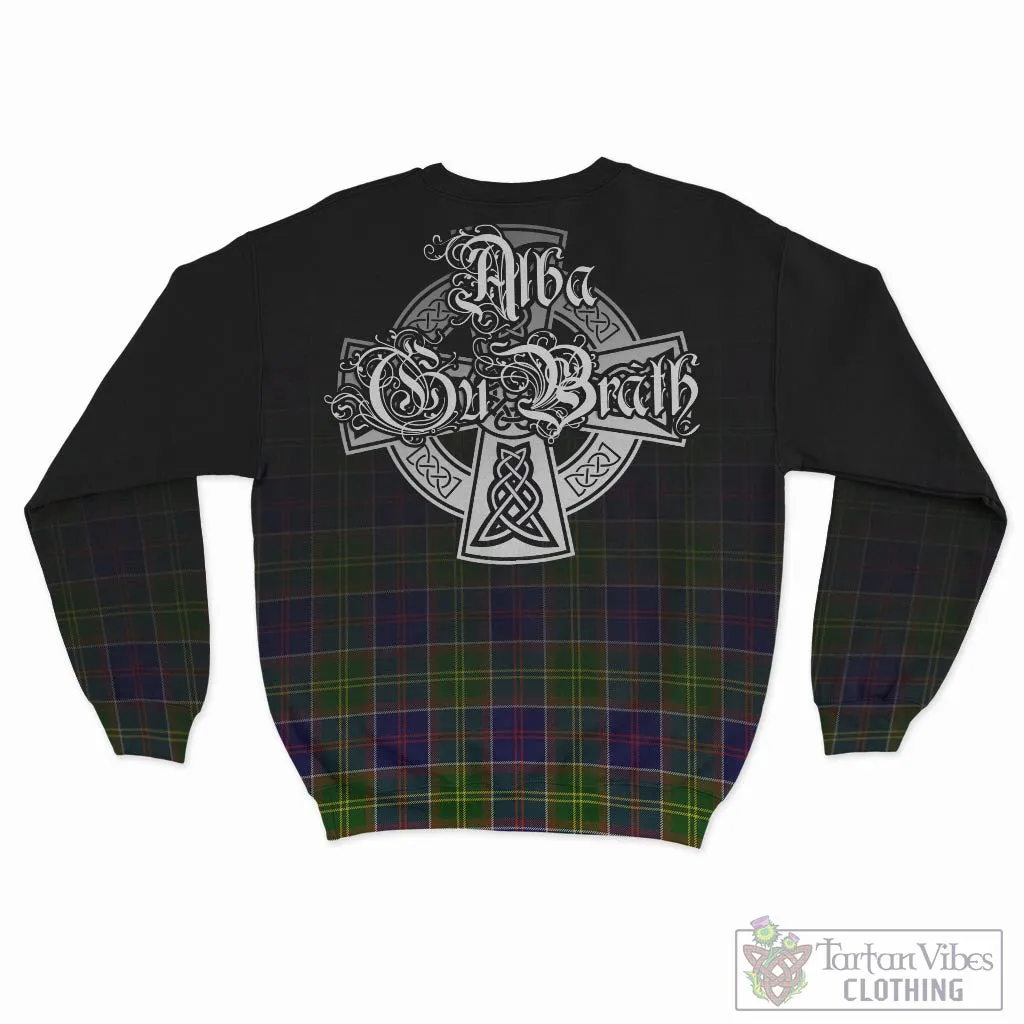 Arnott Tartan Sweatshirt Featuring Alba Gu Brath Family Crest Celtic Inspired