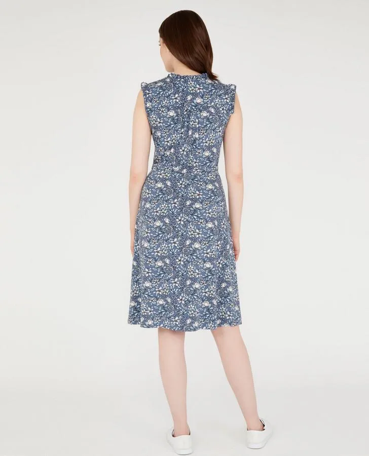 Artist Floral Button Front Dress