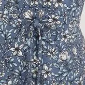 Artist Floral Button Front Dress