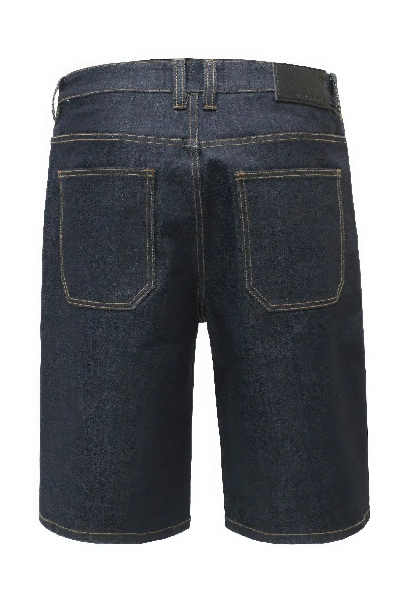 Baggy Fit Raw Denim Shorts for Men