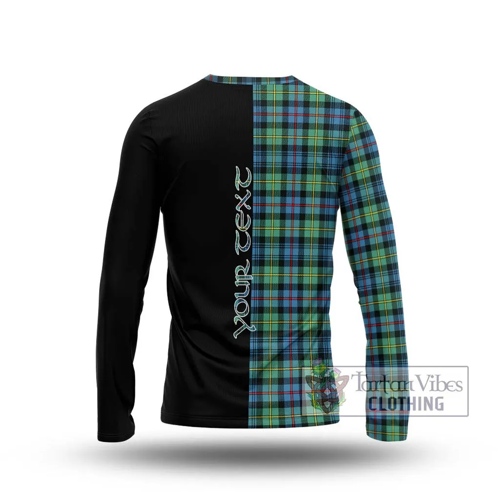 Bailey Ancient Tartan Long Sleeve T-Shirt with Family Crest and Half Of Me Style