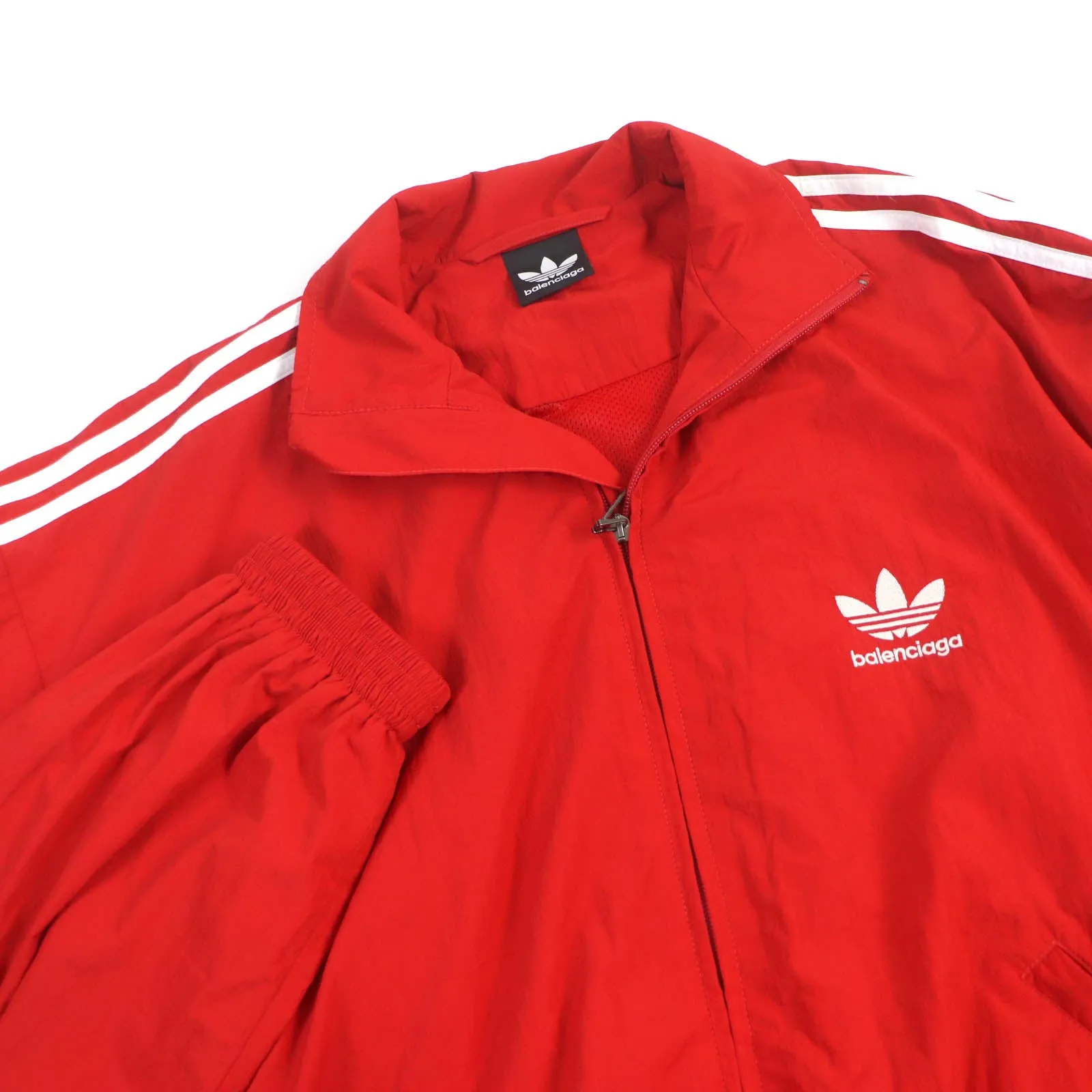 Balenciaga adidas Nylon Track Jacket Red L