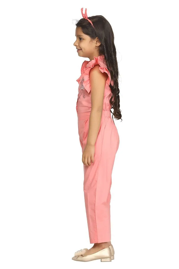 Ballerina Embrodiery Full Jumpsuit