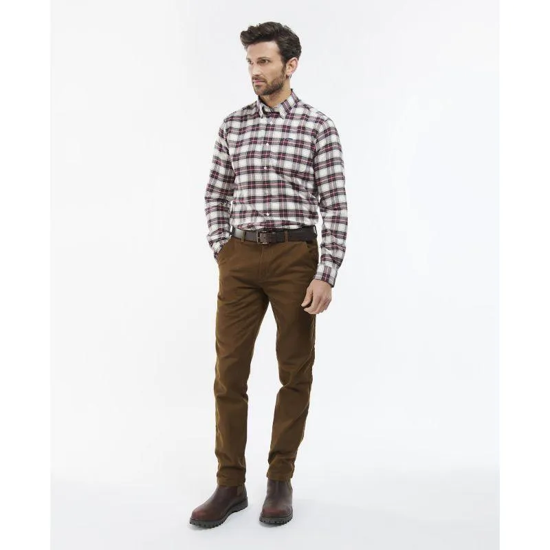 Barbour Alderton Mens Tailored Shirt - Ecru