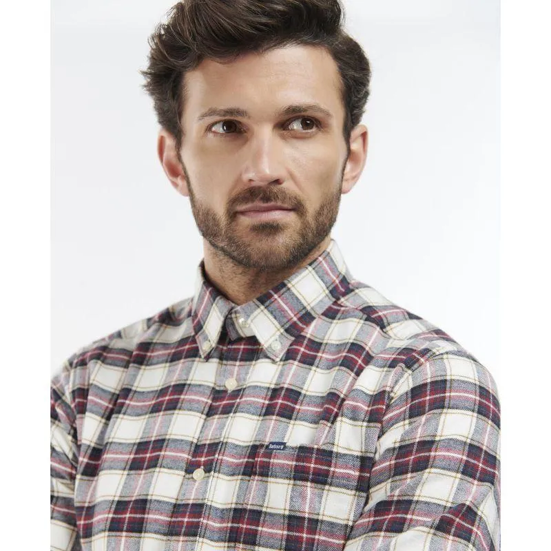 Barbour Alderton Mens Tailored Shirt - Ecru