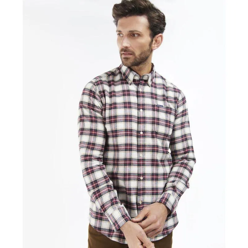 Barbour Alderton Mens Tailored Shirt - Ecru