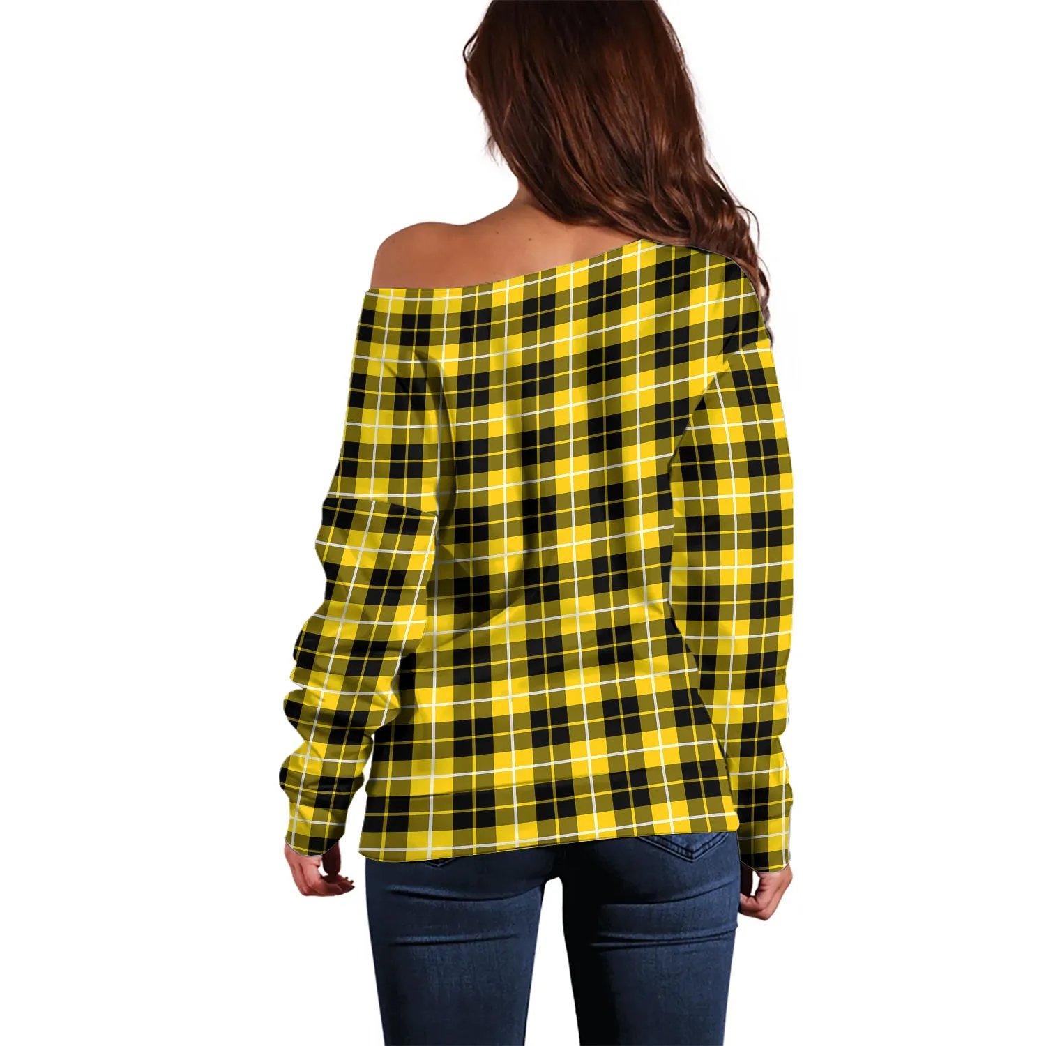 Barclay Dress Modern Tartan Off Shoulder Women Sweater