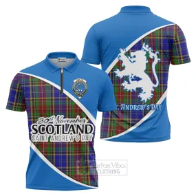 Beattie (Beatty) Family Crest Tartan Zipper Polo Shirt Celebrate Saint Andrew's Day in Style