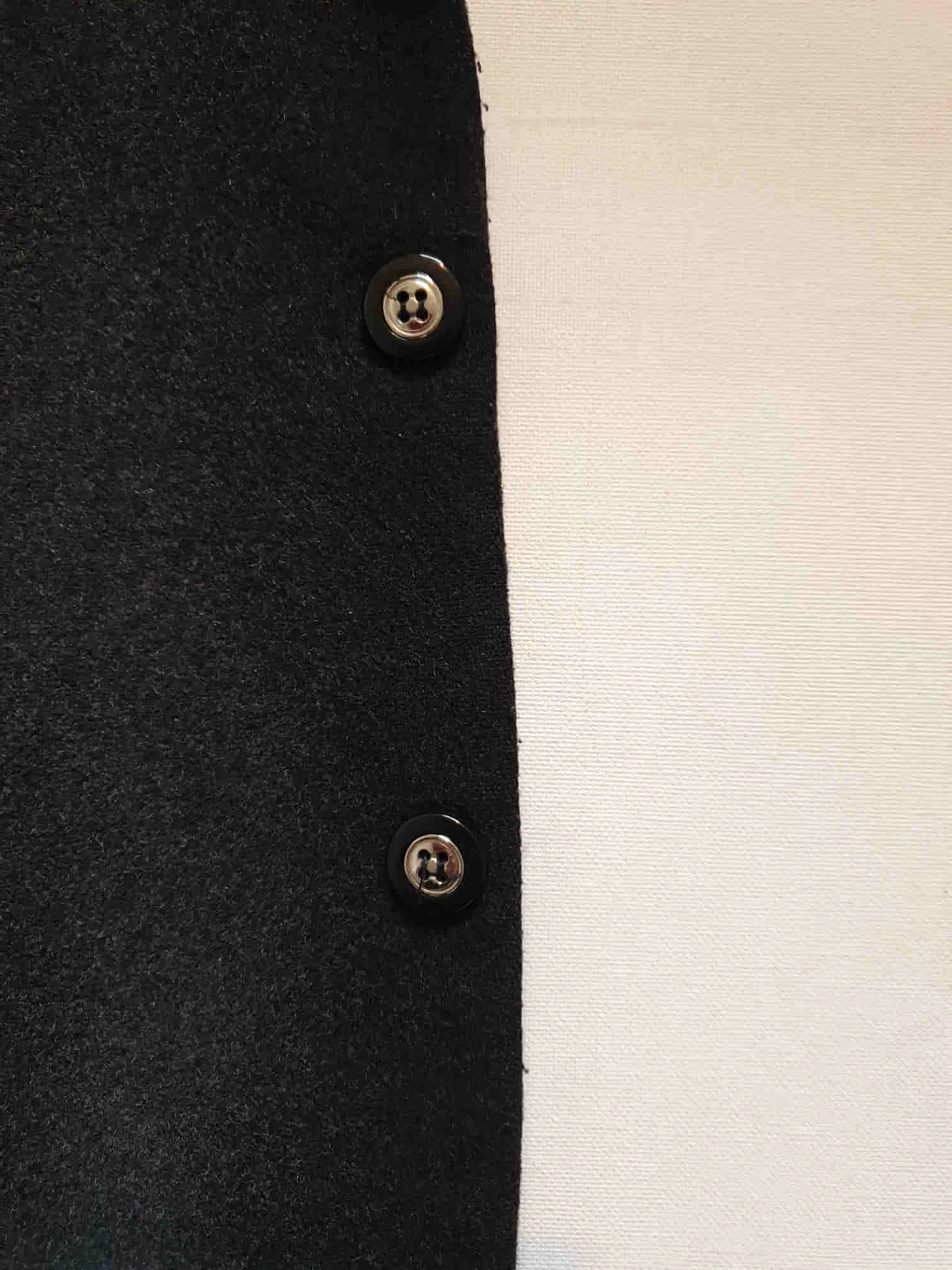 Black Wool & Cashmere Jacket by Traffic Clothing Company - L