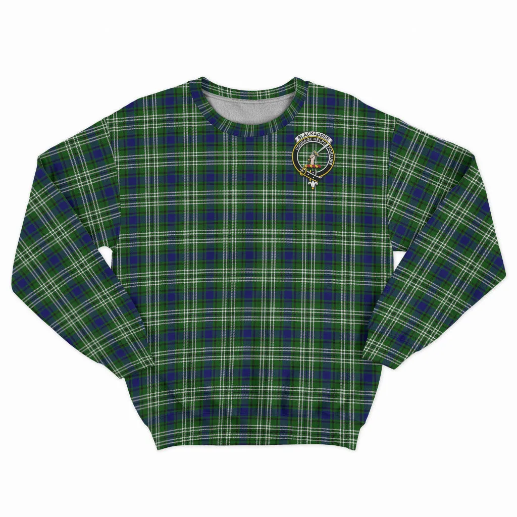 Blackadder Tartan Sweatshirt with Family Crest