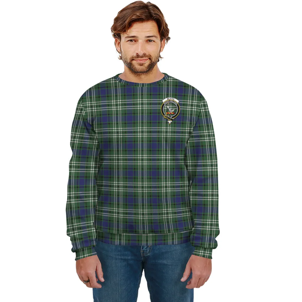 Blyth Tartan Sweatshirt with Family Crest